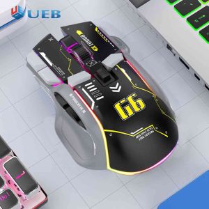 2.4G BluetooTH-Tương Thích đèn RGB Chuột 4 Bên Con Lăn Nghề Chuột chơi game 9 Phím chuột có dây Chuột Hỗ Trợ Cho Win/IOS/Android Cho Máy Tính Để Bàn Máy Tính Xách Tay