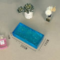 Gạch nhựa pha lê 3D decor trong suốt gợn sóng trang trí cắm hoa. 