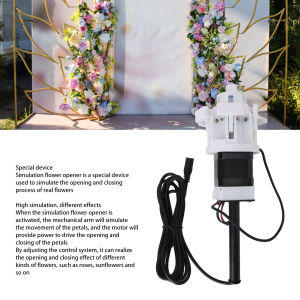 Mechanical Moving Flowers Engines US Plug 100‑240V Easy Installation Stable Performance DIY Artificial Flower Automatic Open Closing Motor for Wedding Props