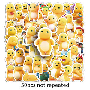 50PCS Adorable Milk Dragon Cartoon Animation Stickers for Luggage Notebook DIY Decoration Waterproof Decals