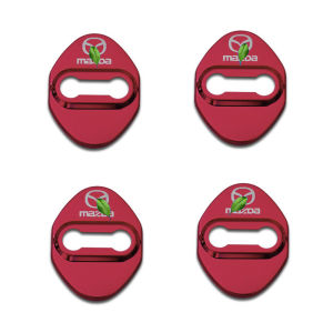 4pcs Car Door lock cover For MAZDA 3 2 6 CX-5 CX4 cx7 cx8 AT cx9 cx-3 chrome stainless steel anti-rust caps