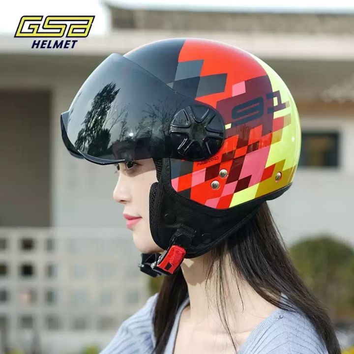 Original factory GSB 252 electric motorcycle helmet mens and