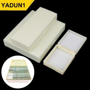 YADUN พลาสติก Microscope SLIDE BOX 25/50/100pcs กล่องเก็บของชีวภาพ