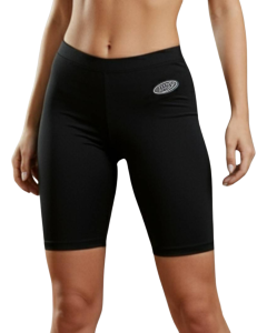 กางเกงขาสั้นสำหรับออกกำลังกาย ฟิตเนส โยคะ สวมใส่สบาย TS167 สีดำ Teenssport