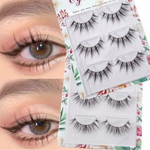 NOER Japanese Cosplay False Eyelashes Natural Look 3D Effect Faux Mink Lashes Eyelash Extension Mink Eyelashes for Women