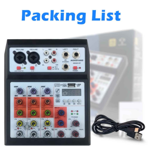 Professional Original F4/F7 DJ Mixer Console MP3 player USB Connection Bluetooth 4/7 Channel