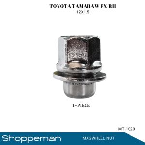 TOYOTA TAMARAW FX MAG WHEEL NUT LUG NUT OPEN TYPE RH 12x1.5 MT-1020