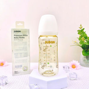BÌNH SỮA CHO BÉ SƠ SINH JUBON PPSU - BABUU HÀN QUỐC - TẶNG KÈM 1 NÚM - CHÍNH HÃNG