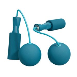 MEEU Portable Kids Adults Fitness Equipment Training Rapid Speed PVC Skipping Rope Ropeless Skipping Jump Rope Cordless Jump Rope