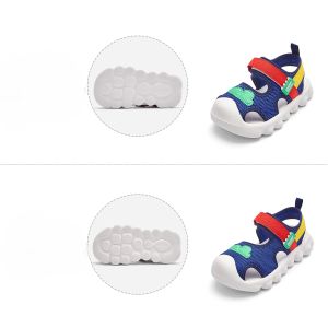 Balabala Giày trẻ em trẻ em Xăng đan thể thao bé trai và bé gái thoáng khí 2025 mùa hè mới Giày đi biển chống trượt