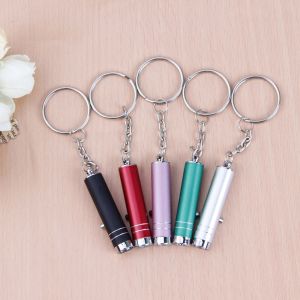 MOQIA Aluminium Alloy Portable Money Check Counterfeit Money Detector Purple Light Keychain Lamp LED UV Torch UV Light Flashlight