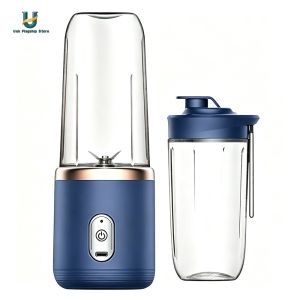 Portable Blender Bottles USB Electric 6 Blades Juice Blender 400ml For Home Kitchen Food Processor [Ueb Flagship Store]