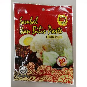 HALAL Little Nyonya - Sambal Ikan Bilis Paste (Chili Paste) 250g Pes Sambal Ikan Bilis Pes Cili Authentic Taste Penang Food No Preservative No Flavouring