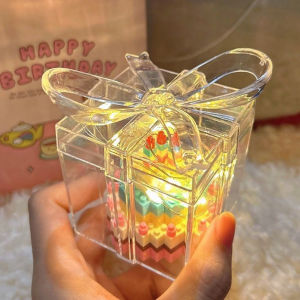 🎁ของขวัญวันเกิด 🎀เค้ก ตัวต่อ & กล่องใส & ไฟตกแต่ง DIY gift ของขวัญสำหรับสาว ๆ ของเล่นเด็ก เพื่อน