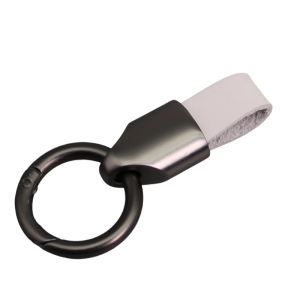 Luxurious Matte Car Key Holder Minimalist Design Sturdy Metal Hardware Stylish Automotive Accessory