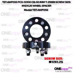 WHEEL SPACER TST-AWF058 PCD: 5X100 CB: 60.1MM T: 25MM SCREW SIZE: M12X1.25