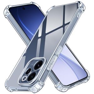 Airbags Casing For Honor 600 Smart Honor600 600Smart 5G Phone Case Clear Crystal Soft Silicone Shockproof TPU Soft Back Cover For Honor600 Smart 5G