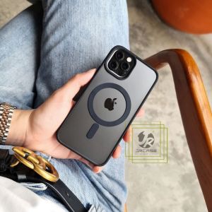 JRCASE Premium Softcase Magsafe Magnetic Candy Clear HD For iPhone 15 14 13 12 11 Pro Max Plus XR X XS Soft Case Bening Transparan Cover Camera Protector Wireless Charging Silikon Silicone Jelly