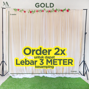 Dekorasi Kain Backdrop Tiang Abutai Tile 3m Sudah Dijahit Menjadi Satu Ulang Tahun Background Lamaran Nikahan Aqiqah Khitan