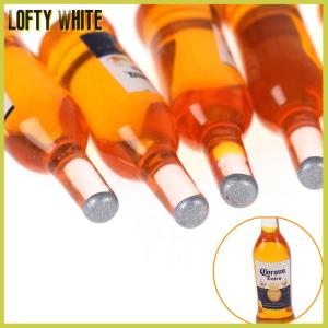 Lofty White 10pcs 1/6 dollhouse Miniature เรซิ่นขวดจำลองไวน์รุ่น