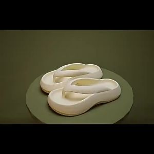 Eva Thick-Soled Height-Increasing Slippers For Women Simple Lightweight And Stylish EVA Flip-Flops For Home And Outdoor Use