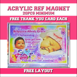 Barbie-Theme Frozen Sofia Personalized Ref Magnet Souvenir Giveaways (20pcs Minimum) party supplies birthday christening