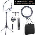 Big Ring Light Original 45cm 18inch Led Selfie Ring Light Set 190Cm Tripod And Phone Holer Dimmable Led Ring Lamp Photo Video Camera Phone Light Ringlight For Live Youtube Fill Light. 