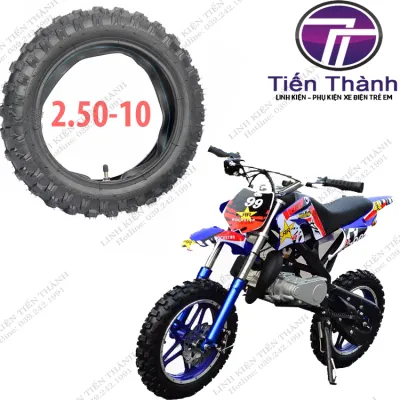 Vỏ Và Ruột ( Săm Lốp ) Xe Cào Cào Mini 50cc Bánh Lớn Thông Số Bánh Xe 2.50-10