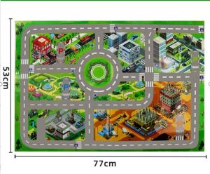 Mainan Anak Pesawat Pull back Balap Racing Mini Car Aeroplane Plane Map Mobilan Tanpa Baterai