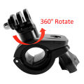 Bracket for 9 10 11 DJI SJCAM Insta360 Action Camera Accessories 360 Degree Rotation Bike Bicycle Motorcycle Handlebar Handle Bar Mount Holder For Gopro Hero 8 7 6 5.