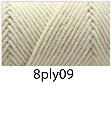 ไหมพรม คอตตอนนม 8 Ply /milk cotton yarn ขนาด 100กรัม /ไหมเนื้อนุ่ม ถักง่าย ไม่คัน yarn มีสีให้เลือกมากกว่า 60 สี cotton100 / ถักหมวกสวย8เส้น พร้อมส่ง