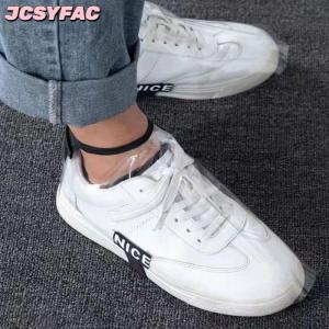 JCSYFAC 1 cặp trong suốt bao phủ đầy đủ giày làm tóc bao gồm tóc bị hỏng bảo vệ ngăn chặn tóc bị hỏng barberia Giày Bìa