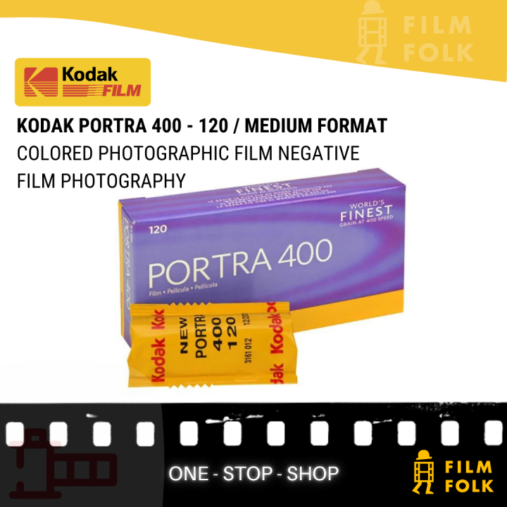 KODAK PORTRA 400 FILM (120) Medium Format Photographic Film Size 120  Format 12 Shot Exposure Colored Film Lazada PH