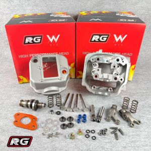 ฝาสูบ 4 วาล์วRG ล่าสุดWAVE-110i/Dream พร้อมอุปกรณ์ตามรูป ขนาดวาล์ว 16/18 +ตัวใหม่ล่าสุด