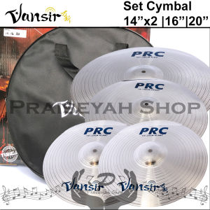 Cymbal Drum Set Hi-Hat Crash Ride Vansir PRC 4 pcs Bonus Softbag