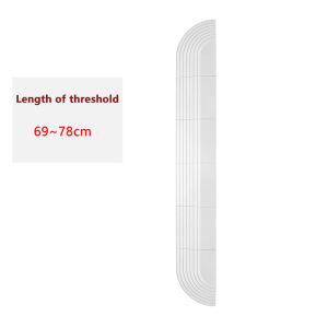 For Roborock / Ecovacs Universal Sweeping Robot Vacuum Cleaner Door Threshold Strip Standard Version With Extensions Replacement Parts