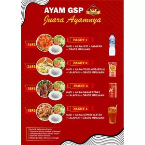CETAK POSTER USAHA SEPERTI DAFTAR MENU MAKANAN MINUMAN DSB BISA CUSTOM GRATIS DESAIN SUKA SUKA