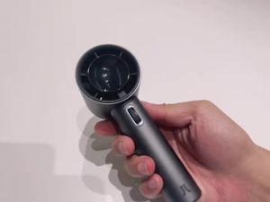 JisuLife Portable Mini Fan 5000mAh 100 speeds powerful winds 15h long cooling  Rechargeable Handheld Fan For Celeste