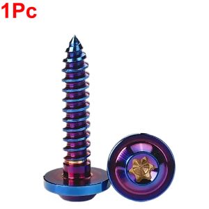 JAYQQ Titanium Self Tapping Screw Torx Drive GR5 Titanium Fastener Lightweight M4 M5 Fairing Screw