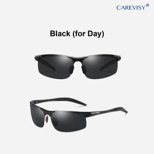 CAREVISY Sport Polarized Sunglasses UV400 Protection Anti Glare Cycling Driving Fishing Sunglasses for Adults Men