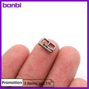 10pcs 4.5mm mini doll buttons ultra-small Tri-glide buckle doll belt buckle