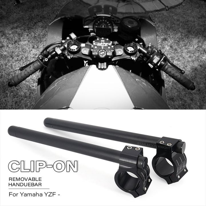 Motorcycle CNC Clip On Fork Riser Regular Handlebar For Yamaha YZF-R1 ...