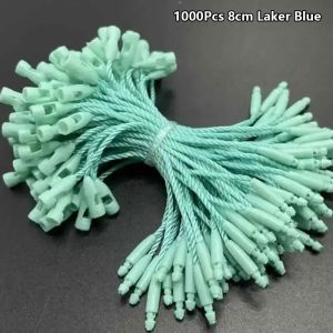 K9SEQ 1000Pcs/lot Polyester Clothing Tag Rope Tie Fasteners 8cm Length DIY Clothing Lables Accessories Durable Hanging Tablets for Garment Bag Tags Cards