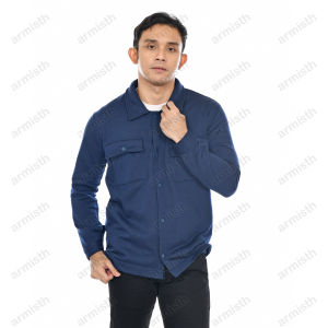 Jaket Shirt Pria premium / Shacket Pria Fleece / Kemeja Pria Fleece (4 warna)