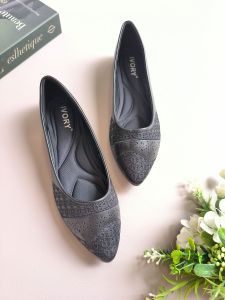 IVORY Sepatu Wanita Flatshoes Bordir Import 999-B79