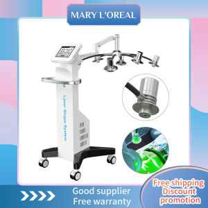 6d Laser Body Shape Machine Slim Risk Free Cold Laser Therapy Device 6D 10d Lipo Laser Slimming Green Light 532 Nm EMSlim