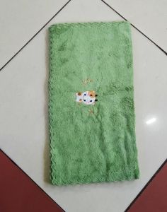 COD HANDUK MUKA / LEHER / SALON / RAMBUT MICROFIBER BULU MOTIF HANDUK MUKA DAYA SERAP AIR TINGGI 35x75cm HANDUK