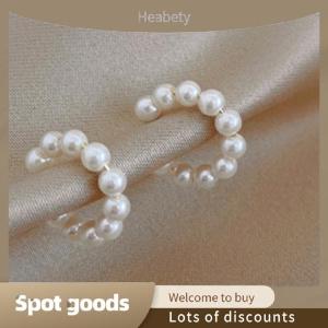 Heabety Fashion Ear Cuff Clip Earrings Non- Bone C-shaped Ear Ring Without Puncture Minimalist Earrings For Women Fashion Jewelry