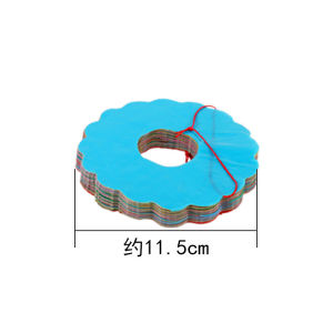 5pcs 1.5m*11.6cm Paper Pull Flower Garland Magic Compression Paper Flower Rainbow Garland Banner