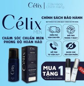 Dung Dịch Vệ Sinh Nam Célix Men Khử Mùi Hiệu Quả - 100ML - Dưỡng Thể dung dịch xit cho bọt vệ dung dịch